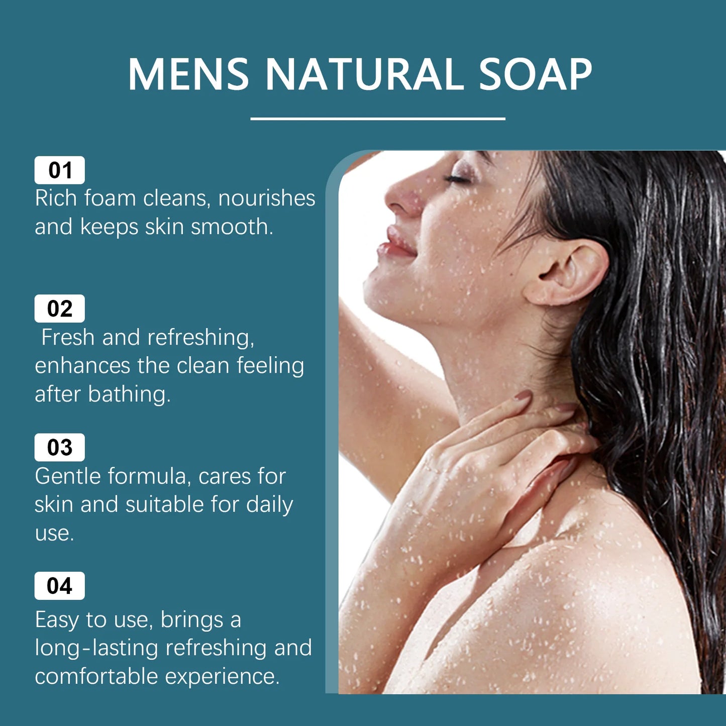 Exfoliating Chicken Skin Body Soap Nourishing Oil-Control Odor Removing Moisturizing Refreshing Natural Aroma Cleanses Skin