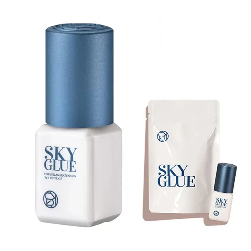 1 Bottle SKY S+ Glue for Eyelash Extensions 5ml Korea SKY Red Blue Black Cap Cola 0.5s Fast Drying Lash Glue Original Supplies