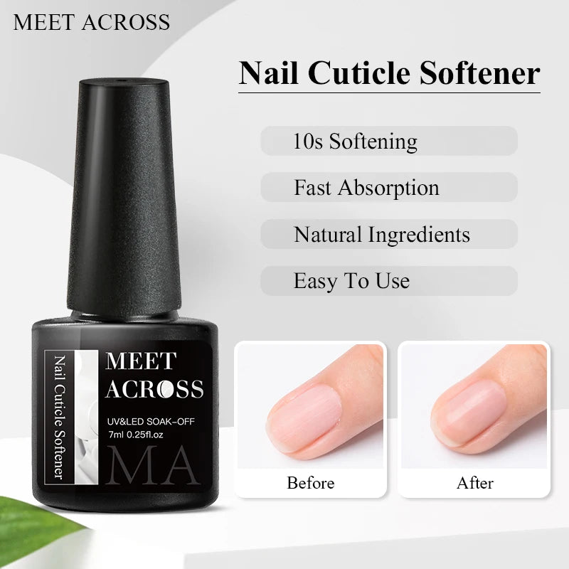 7ml Nail Cuticle Softener Remover Softener Exfoliator Cuticle Oil Nail Treatment Manicure Soften Dead Skin Nourishing Nails Care