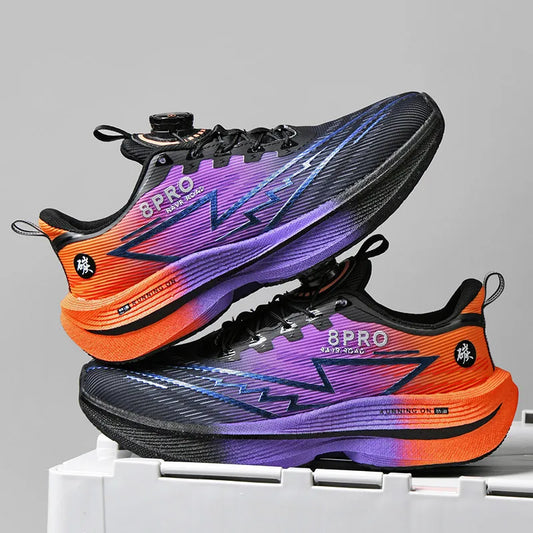 Men Running Shoes Casual Professional Carbon Board Marathon Sports Breathable Lightweight Women Comfortable Athletic Sneakers