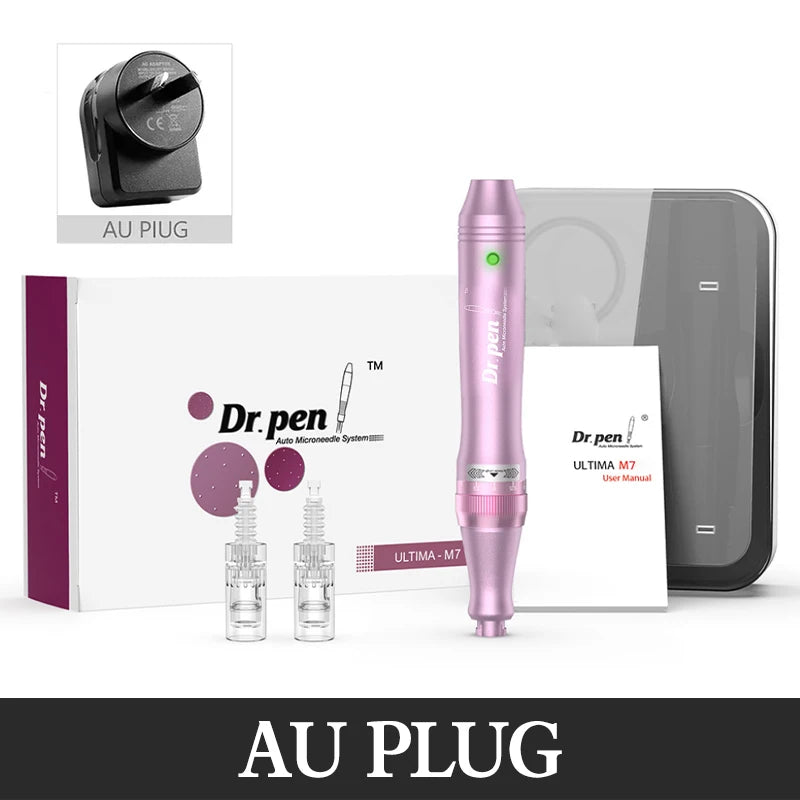 Electric Dr. Pen Ultima M7 Professional Derma Pen Nanoneedles Tatoo Machine 0.25mm Needle Skincare Tool SPA Care