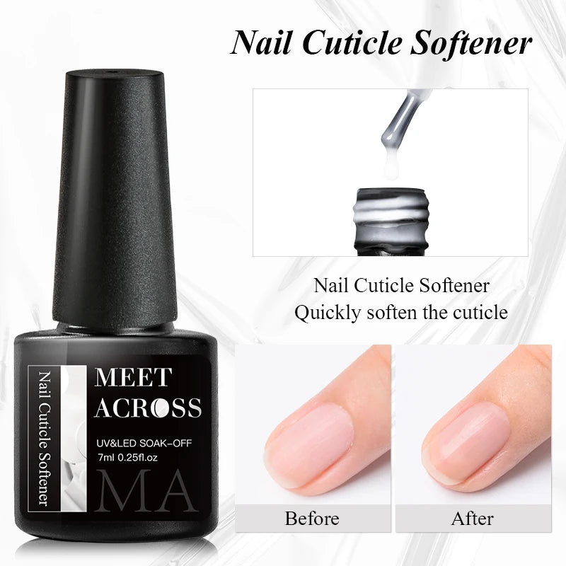 7ml Nail Cuticle Softener Remover Softener Exfoliator Cuticle Oil Nail Treatment Manicure Soften Dead Skin Nourishing Nails Care