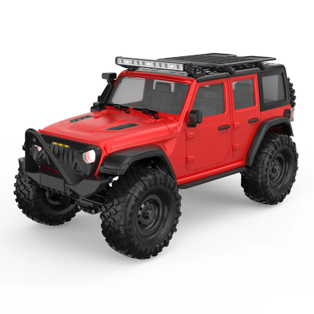 1:16 4WD Rc Car Full Scale Simulation 2.4G Off-Road Remote Control Cars With LED Trucks Race Cars Model Toys For Kids Adult Gift
