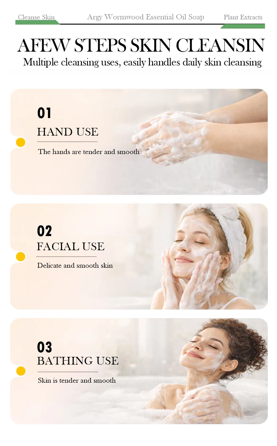 2pcs/Men's Cleansing and Shaving Soap Vitamin E Deep Cleaning Charcoal Bamboo Charcoal Adsorption and Decontamination Soap Men