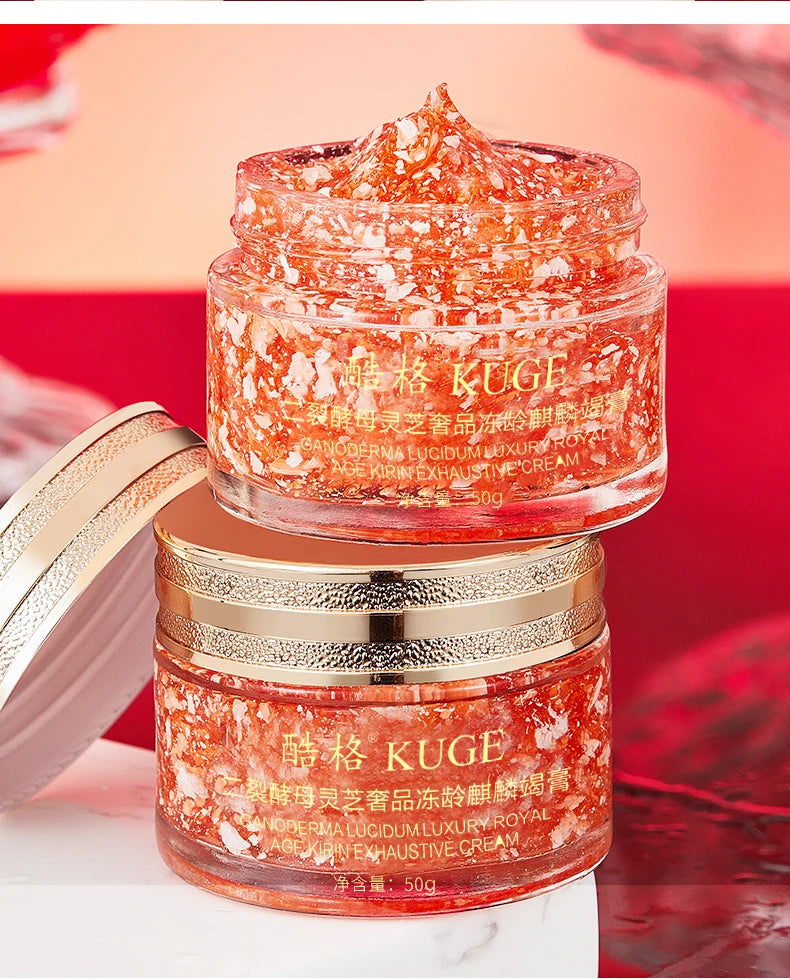 1Pc/2Pcs Dragon Blood Cream, Containing Black Lingzhi Essence, Refines the Skin, Has a Clear and Silky Texture, Moisturizes the Skin, Provides Delicate Care, and Makes the Skin Look Younger.