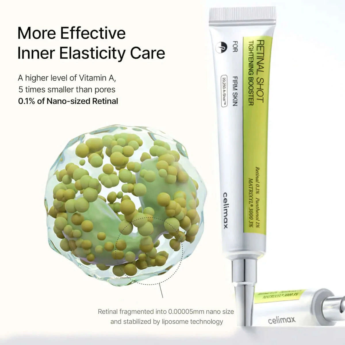 Celimax THE VITA-A RETINAL SHOT TIGHTENING BOOSTER,Hydrating Firming & Pore Minimizing,Korean Skincare,Korean Makeup