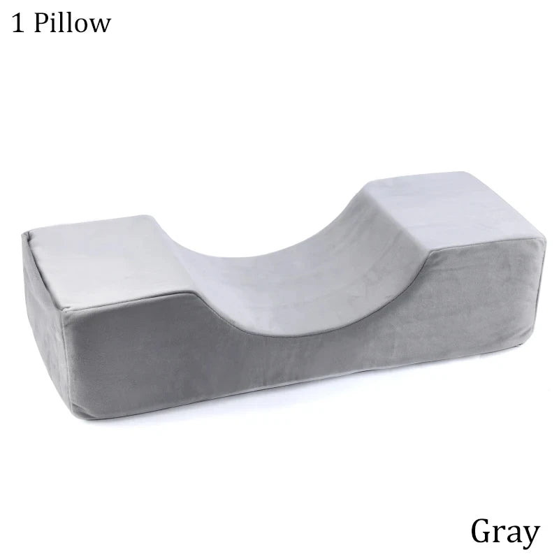 Grafted Eyelash Pillow Neck Support Grafting Lashes Memory Foam Cushion Eyelash Extension Soft Pillow With Pocket Makeup Salon