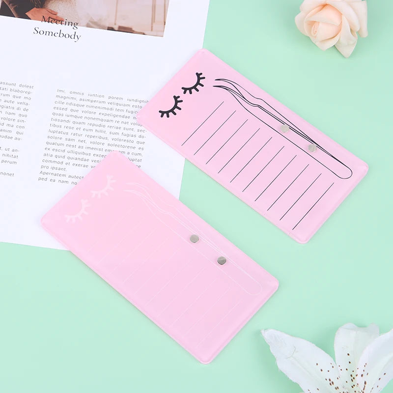 1pc Acrylic Novel Lashes Palette Holder Eyelash Display Board With Magnetic Design For Lash Tweezers Storage Makeup Tools