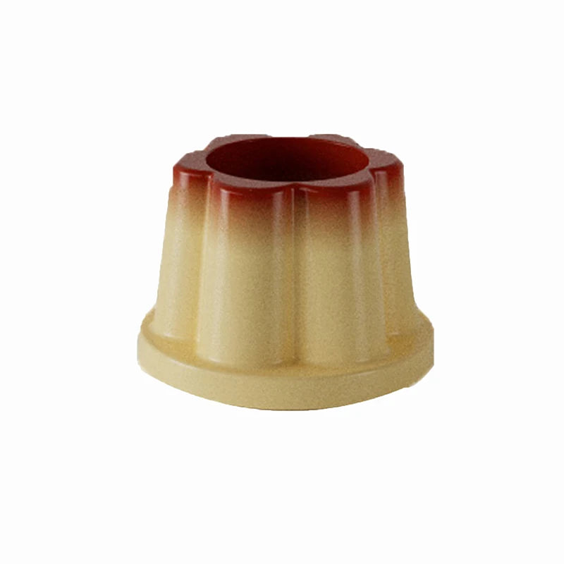 Cute Multifunctional Caramel Pudding Jelly Lotus Makeup Brush Storage Bucket Large Capacity Desktop Ornament Creative Pen Holder