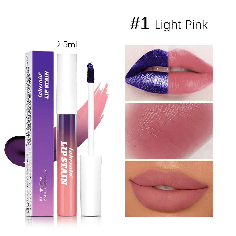 Long Lasting Waterproof Peel Off Lip Stain Lip Tint Transfer Proof Non-stick Cup Matte Reveal Lip Stain Cosmetics for Women