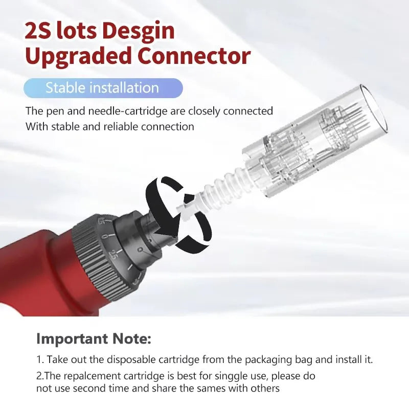 Derma Pen Ultima N2 Professional Micro Skin Pen Wireless Electric Skin Repair Tool Kit 0.25mm Needle Skin Care Device