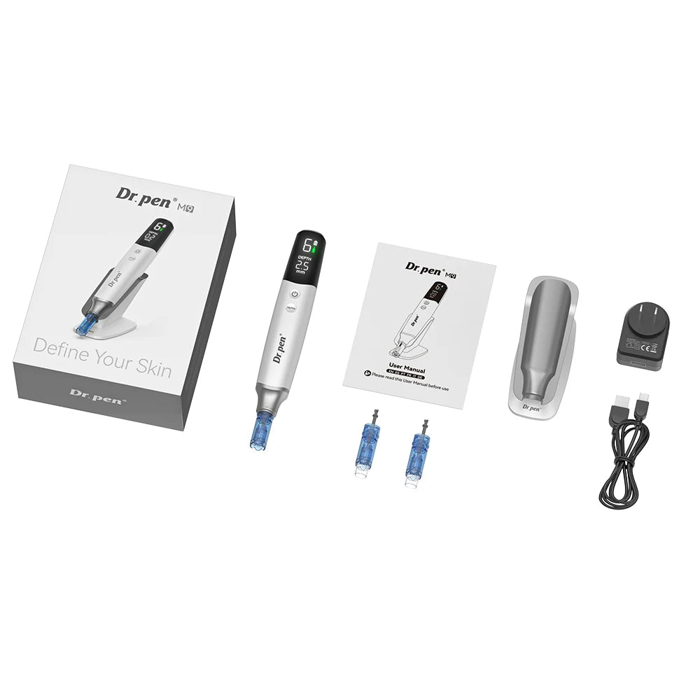 Dr Pen M9 New Series. It Is a Brand New Dr Pen, M9 With 18 Pin 2 PCS / Length 0.25 mm