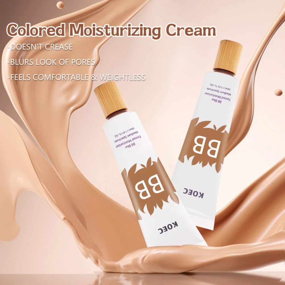 BB Blur Tinted Moisturizer Hydrating Facial Sunscreen Women Makeup Tool Maquillaje Para Mujer Full Coverage BB Cream 30ml