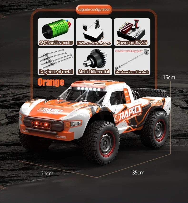 JJRC Q130 Rc Drift Car 4WD Cars  Off Road Buggy Remote Control 70km/h High Speed vehicle Racing Machine Children Toys gifts