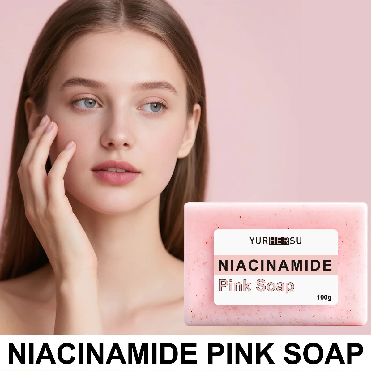 Niacinamide Soap Brightening Dark Spot Remover Deep Cleansing Moisturizing Face Body Wash Skin Care