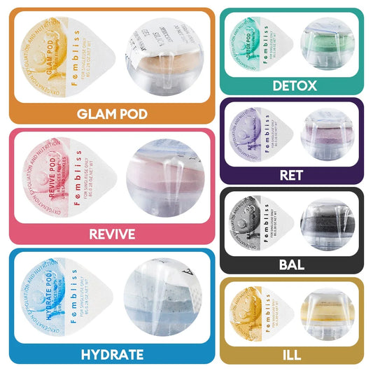 CO2 Pod Kit For Bubble Pen Bubble Aqua Facial Beauty Machine Face Cleaning SPA CO2 Capsule Gel Serum Pods Face Clean Skin Care