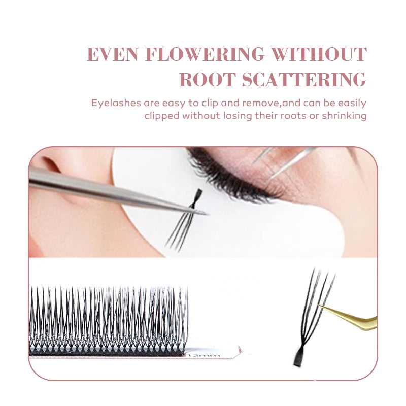 DeceMars U-Shaped 8D Eyelash Extensions (12lines/Tray)