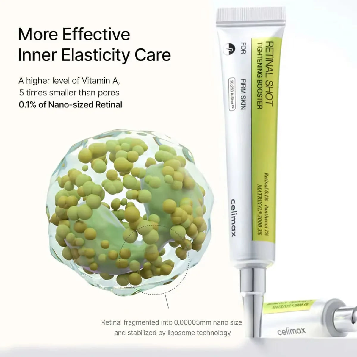 Celimax THE VITA-A RETINAL SHOT TIGHTENING BOOSTER,Hydrating Firming & Pore Minimizing,Korean Skincare,Korean Makeup