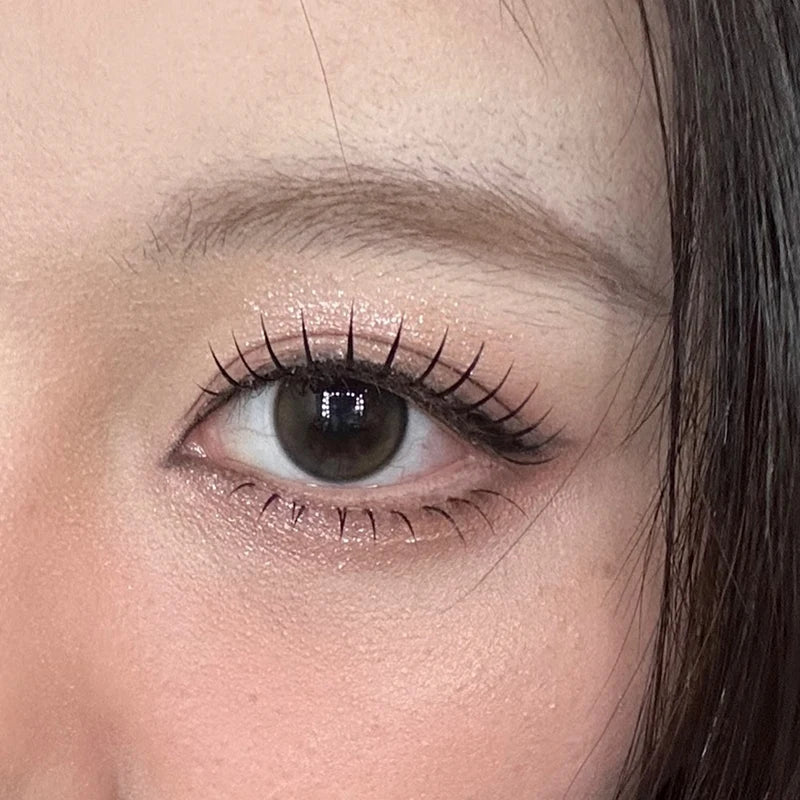 U-shaped False Eyelashes K-Pop Idol Lashes Zhang Yuanying Inspired Comic Eye Lashes Natural Wispy Lash Extension