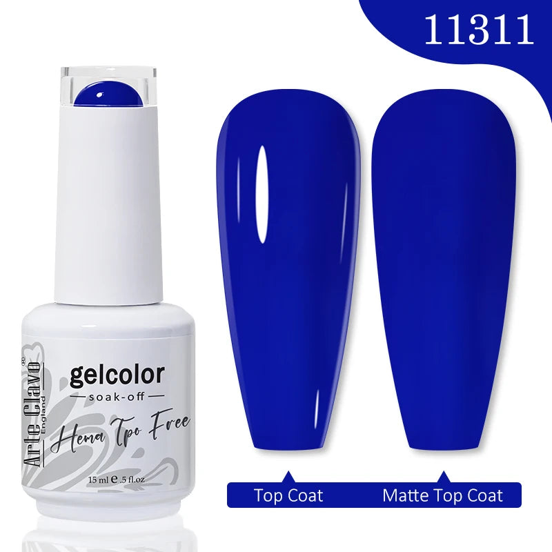 Arte Clavo Spring Summer Gel Nail Polish Gorgeous Color 15ml Semi Permanent Soak Off UV LED Gel Nail Art DIY Design Varnishes