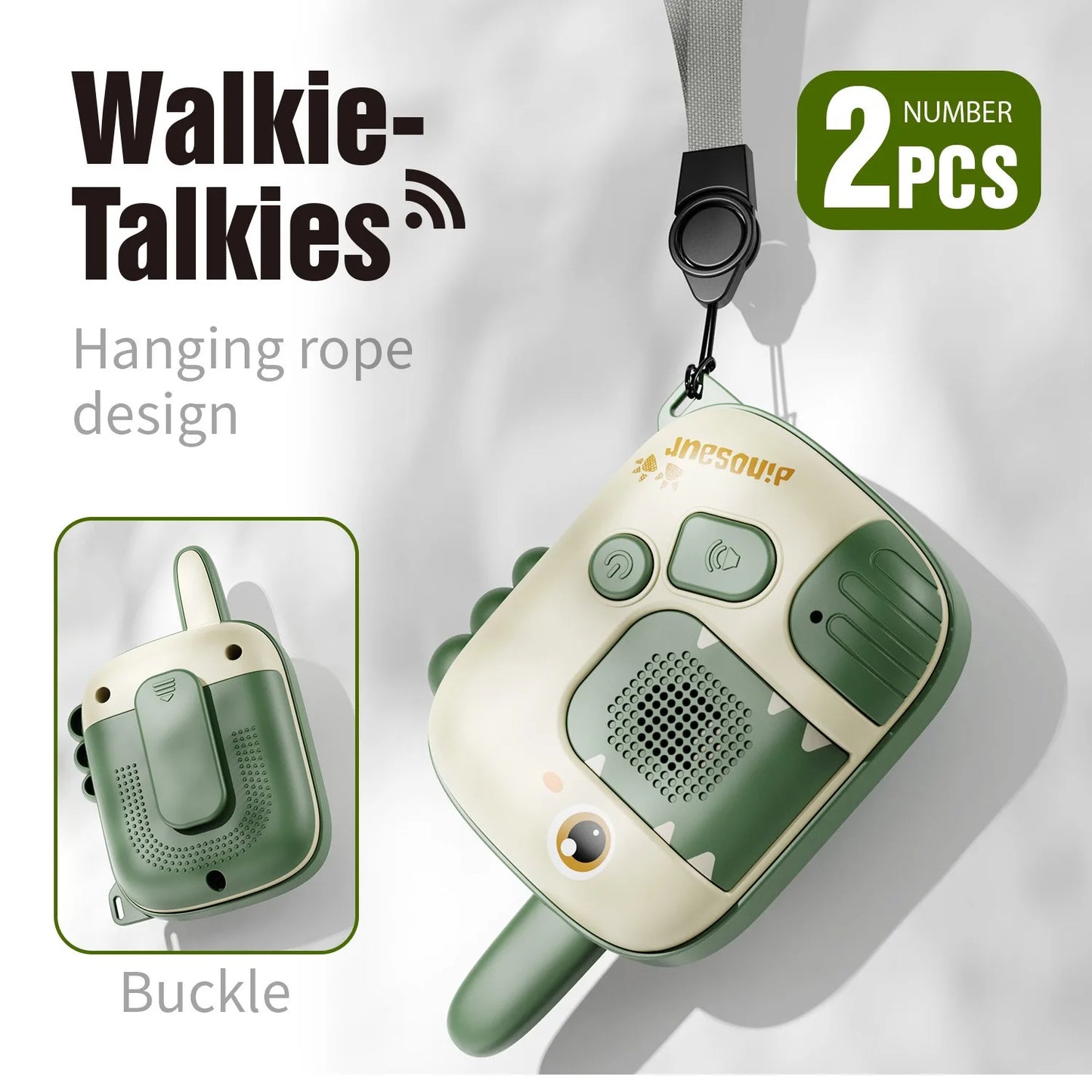 Mini Walkie Talkie Toys for 2 Pack, Kids Portable Radio Receiver Walkie Talkies for Indoor Outdoor Camping Hiking Playing Toy