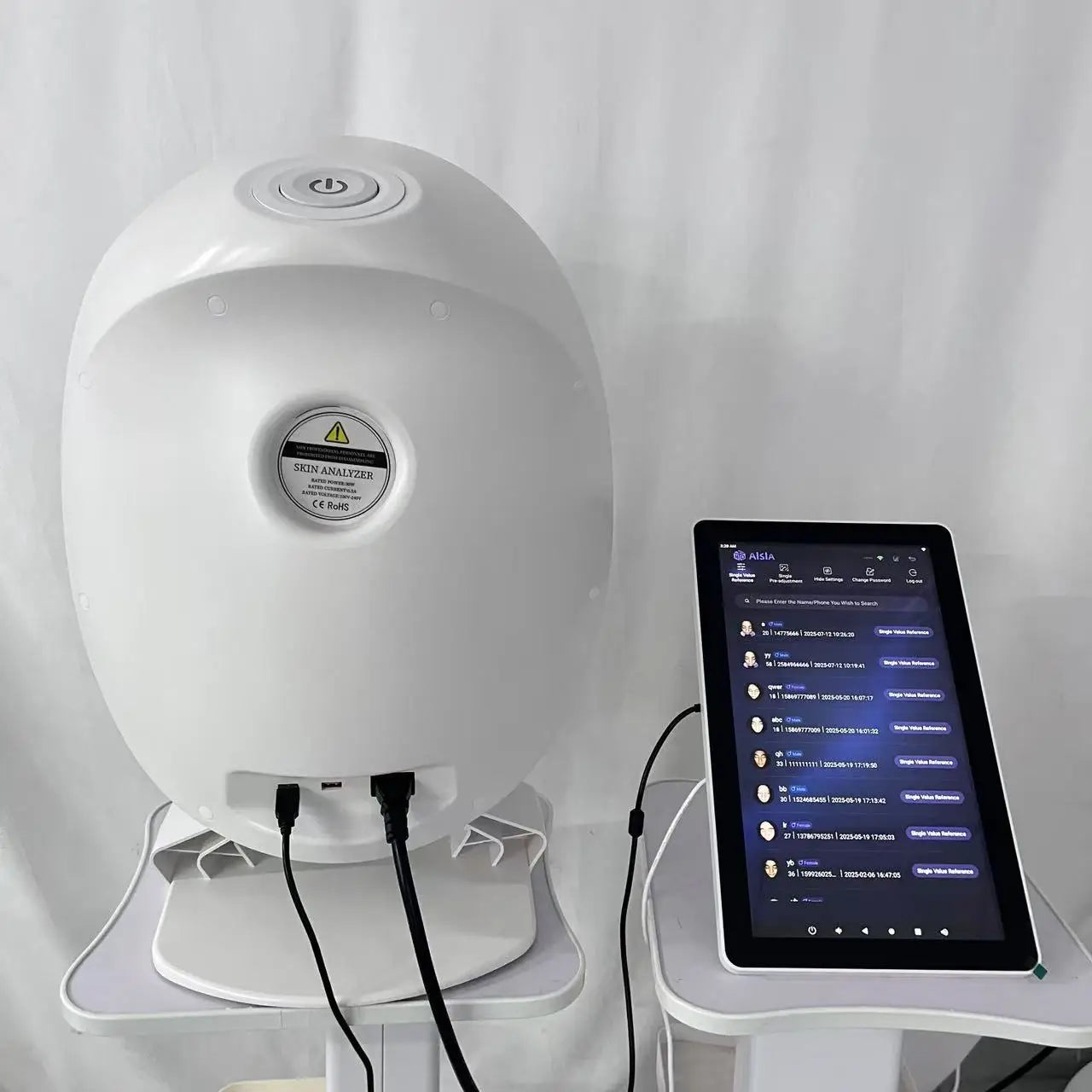 Professional 3D Facial  Camera Scanner UV Skin and Hair Analysis Measuring Machine Digital Facial Scanner Skin Analyzer