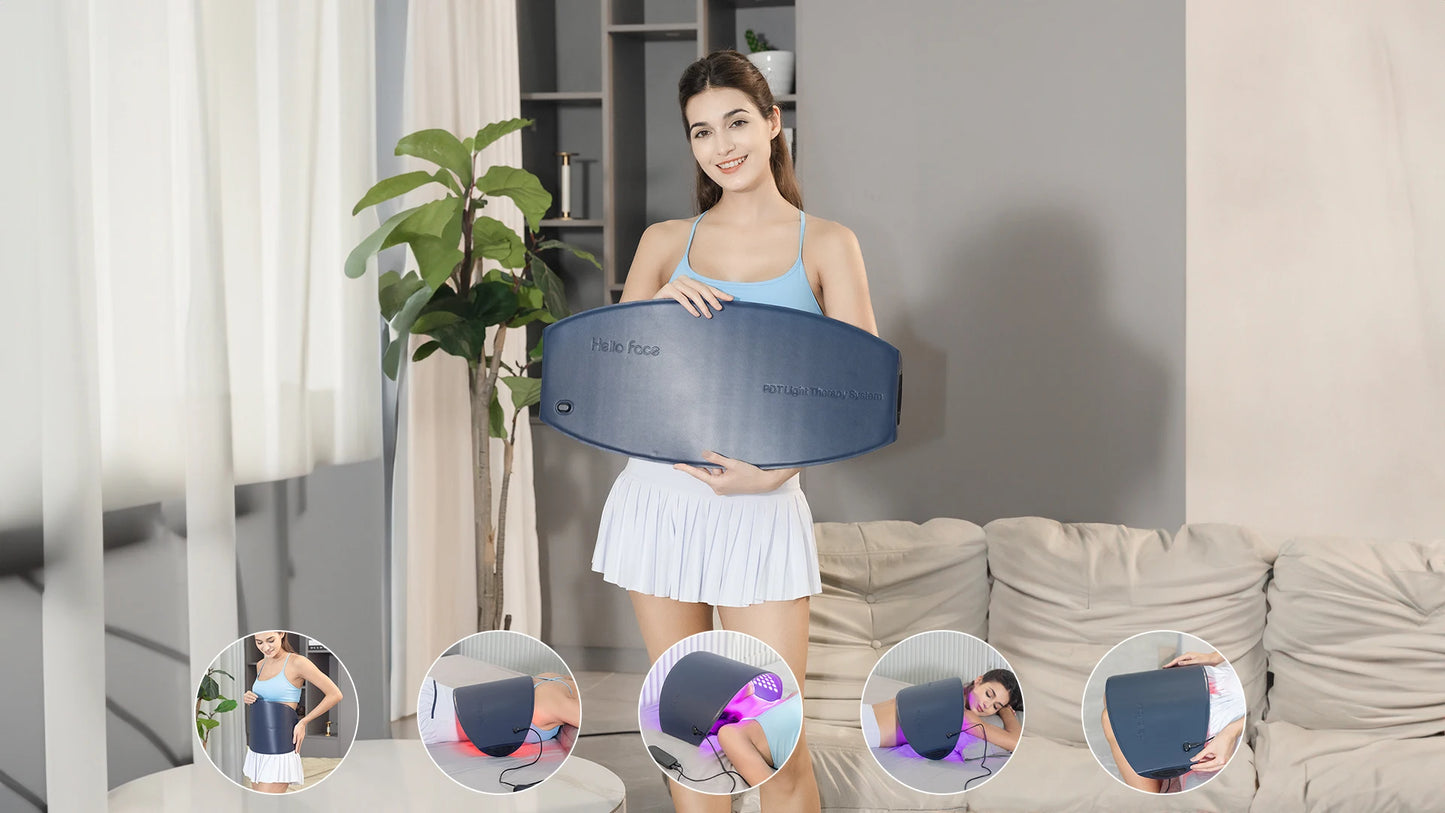 Hello Face M300 4D Light Mask 460/650/850nm Wavelengths Cordless LED Face Mask for Home Use
