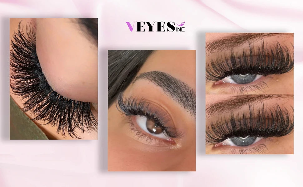 Veyes Inc Individual Eyelash Extensions Faux Mink Matte Lashes 8-20mm Veyelash Professionals Classic Natural Lash Bulk Wholesale