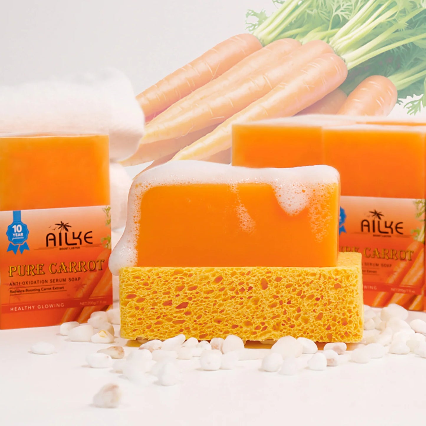 LKIAE Whitening Women Set, With Vitamin C, Natural Papaya, Carrot, Remove Dark Spots, Melanin, Skin Moisturizer, Hydrating