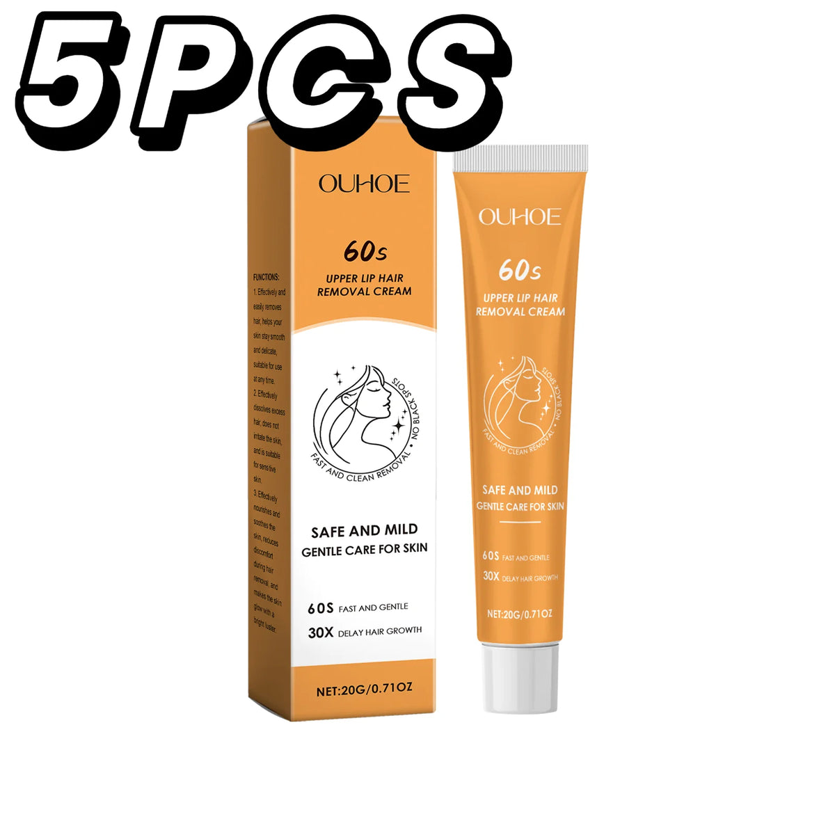 Centella Asiatica Hair Removal Cream Gentle Vaseline Painless Health Hair Remover Growth Inhibitor For Body Lip Armpits Leg Care