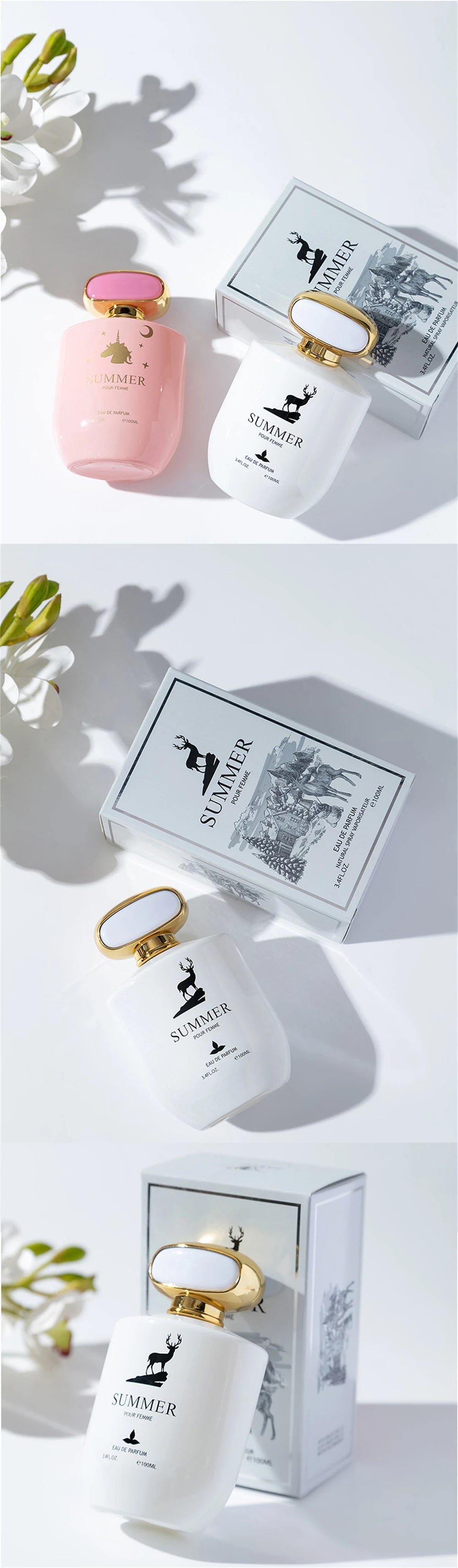 High Grade Perfume Women Parfum Pour Femme 100ml Natural Floral Scent Spray Perfumes Feminino Lasting Fragrant Profumo Donna New