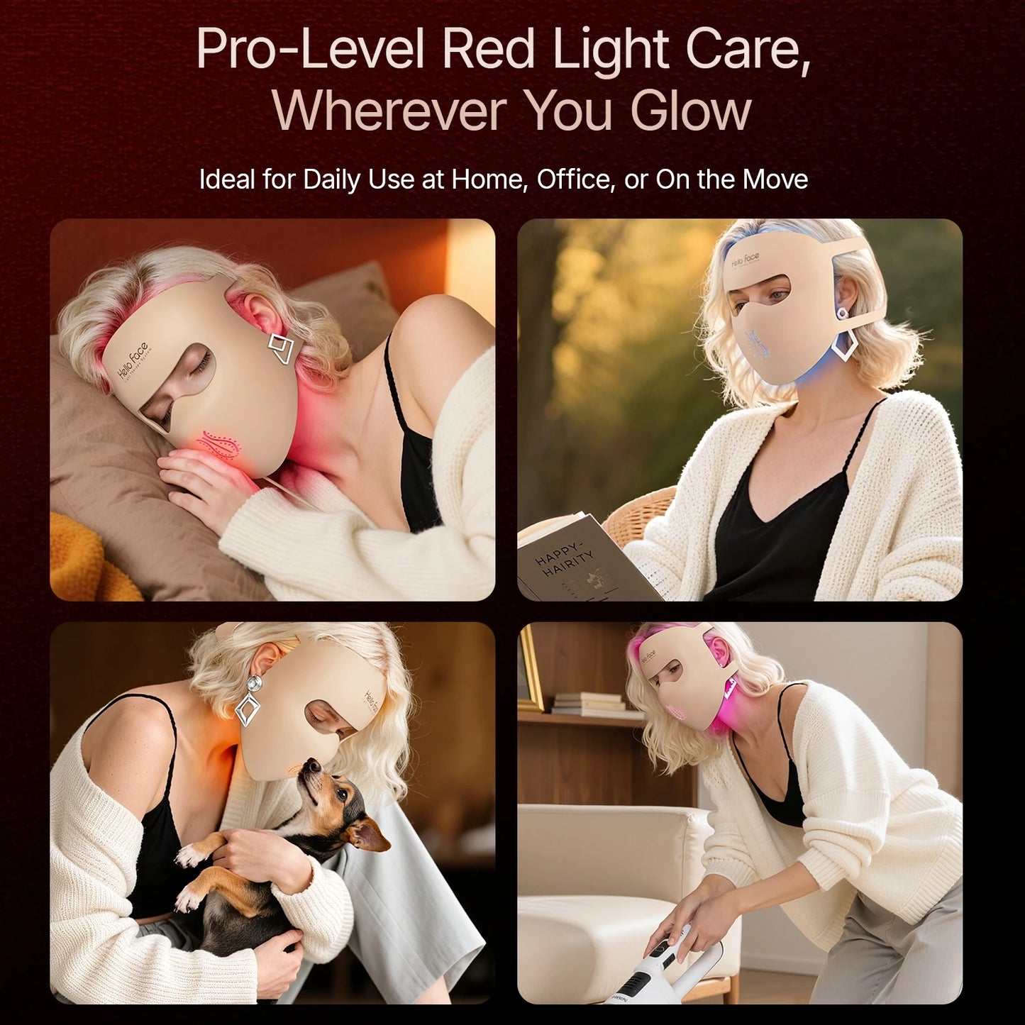 Professional Dr.pen M9 Microneedle Device With Hello Face M300 LED Mask Beauty machine Needle length 0.25 mm