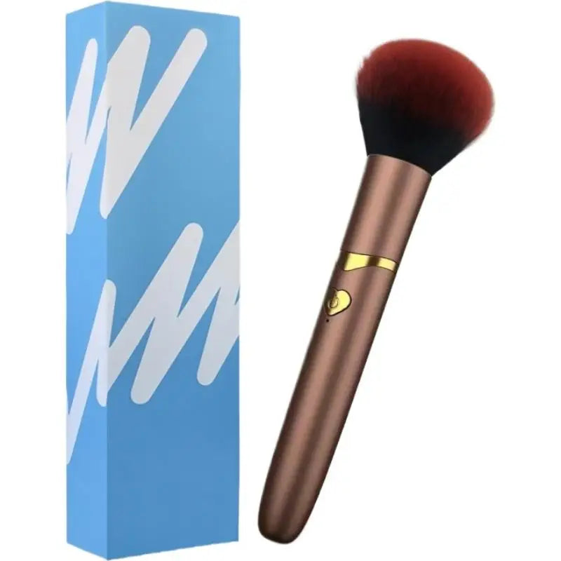 10 Gear Vibration Makeup Brush,Electric Makeup Brush USB Rechargeable Cosmetic Brush For Liquid Powder Blusher Concealer