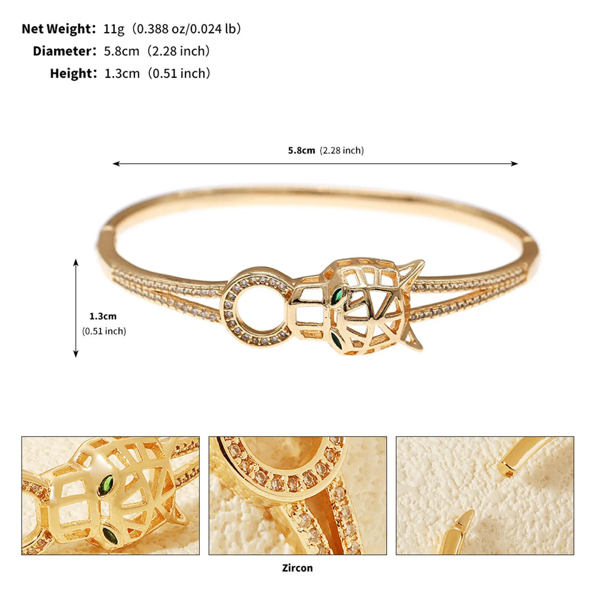 Miallo Fashion Golden Women's Snake Stainless Steel Bracelets Green Eyes Summer Bangles Brand Jewelry Accessories As Gifts