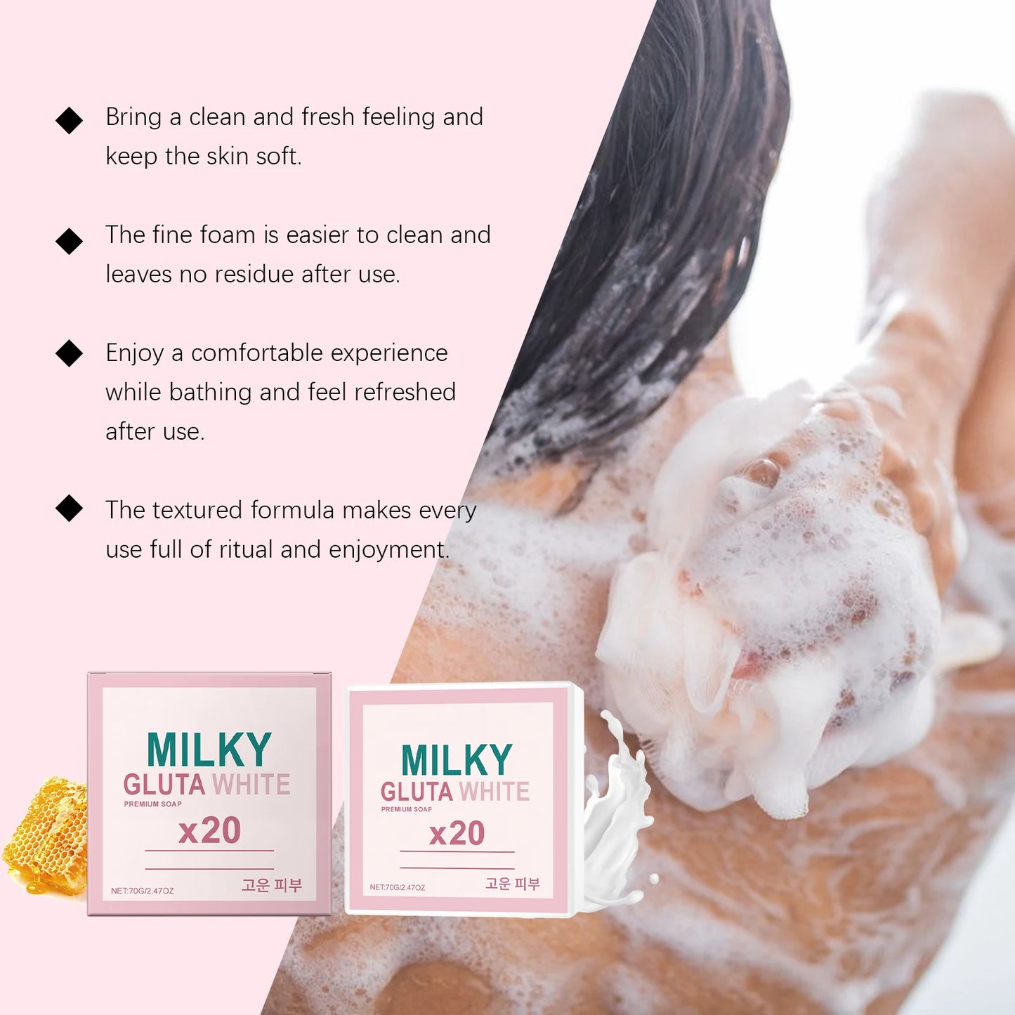 Milk Moisturizing Soap Cleansing Nourish Rich Foam Reduce Dark Spot Oil Control Bleaching Brightening Body Bathing Handmade Soap