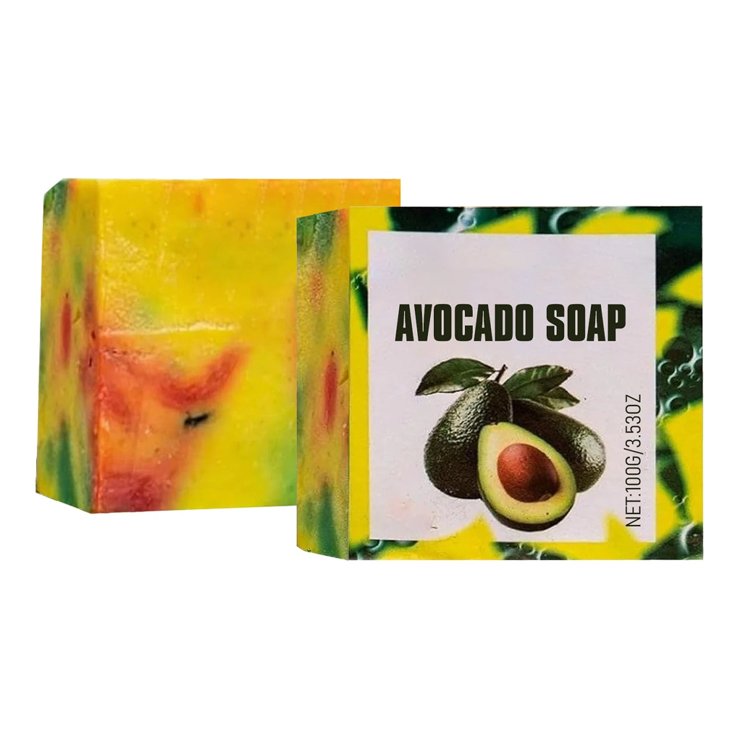 Avocado Moisturizing Soap Softening Keratin Deep Pore Cleansing Remove Dirt Improve Skin Conditions Body Nourishing Care Soap