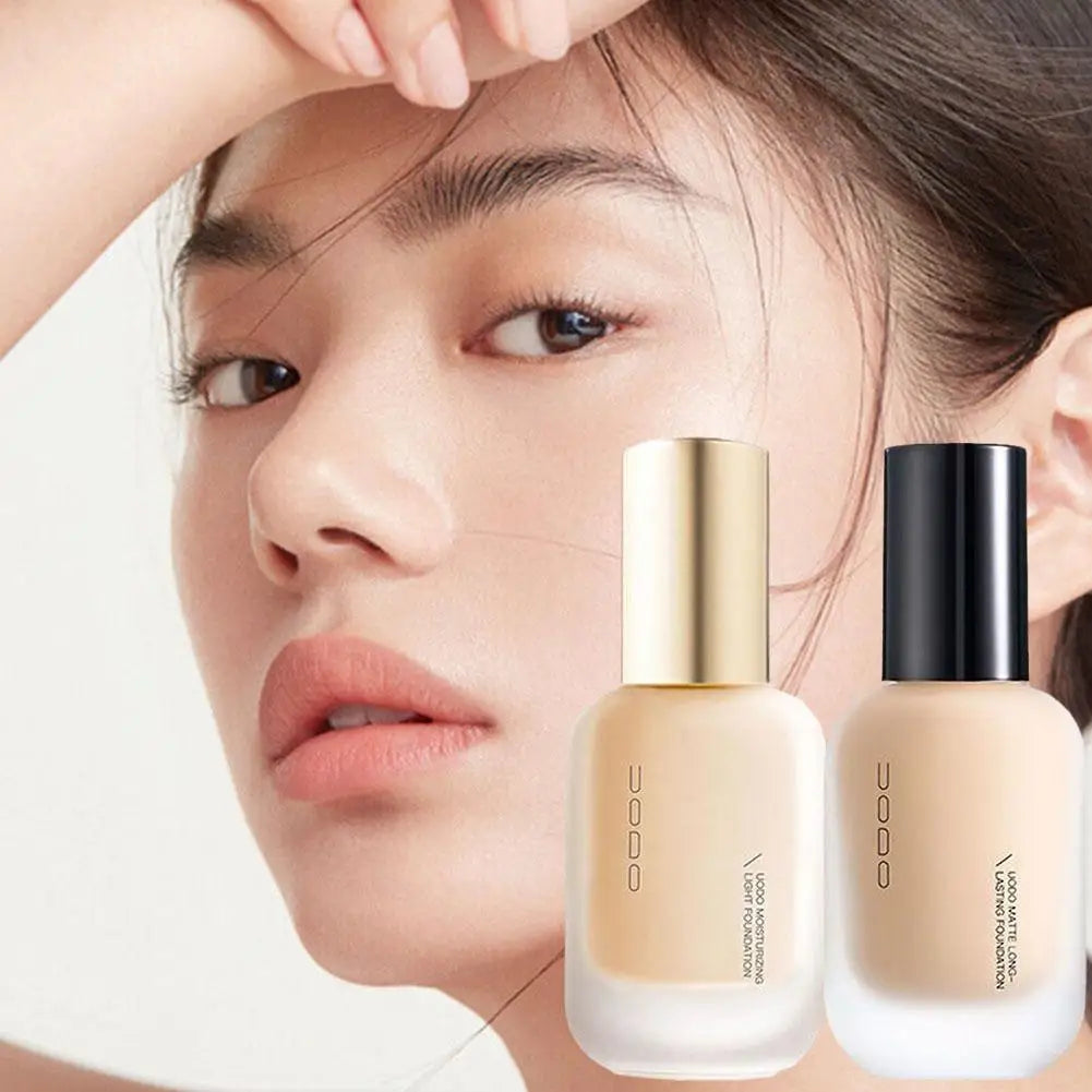 UODO Liquid Foundation Concealer Long-lasting BB Cream Waterproof Pore-minimizing Lasting Bright Dry To Oily Skin Care 30ml