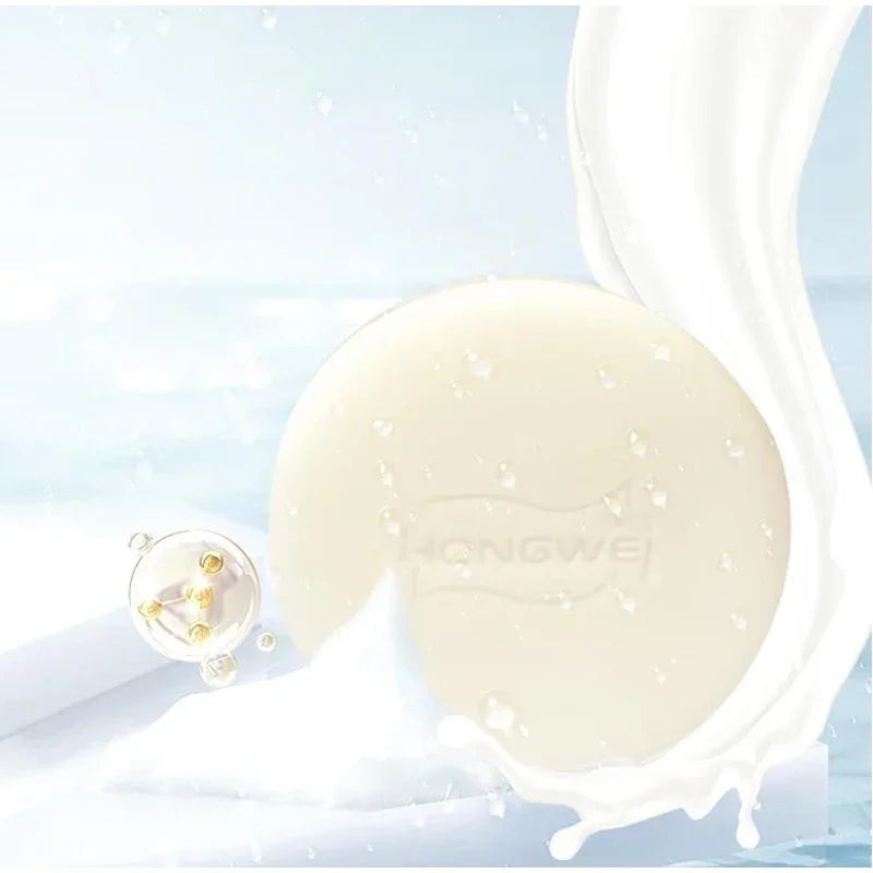 Cleans Moisturizes Skin Lanolin Soap Facial Soap Rich Foam Easy Rinse Gentle Clean Bath Two-in-one Oil-control Double-sided Soap