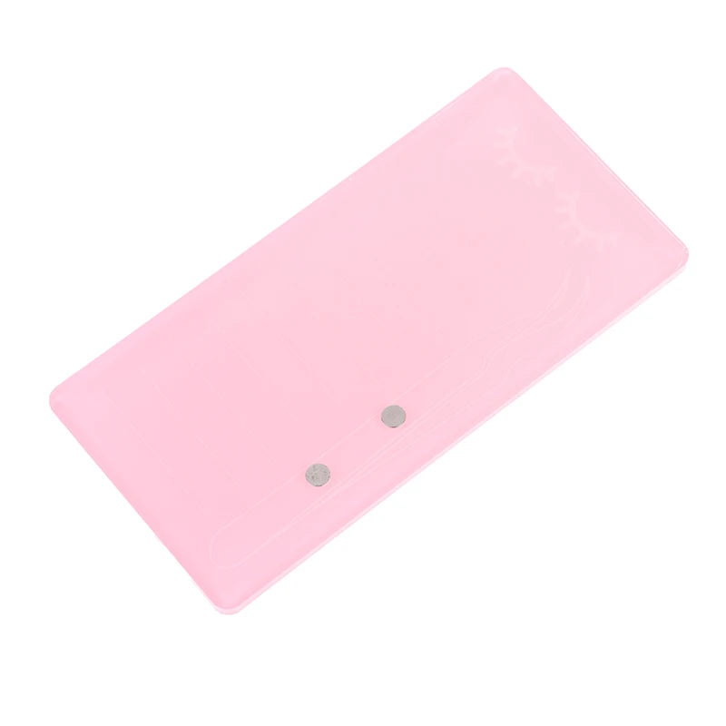 1pc Acrylic Novel Lashes Palette Holder Eyelash Display Board With Magnetic Design For Lash Tweezers Storage Makeup Tools
