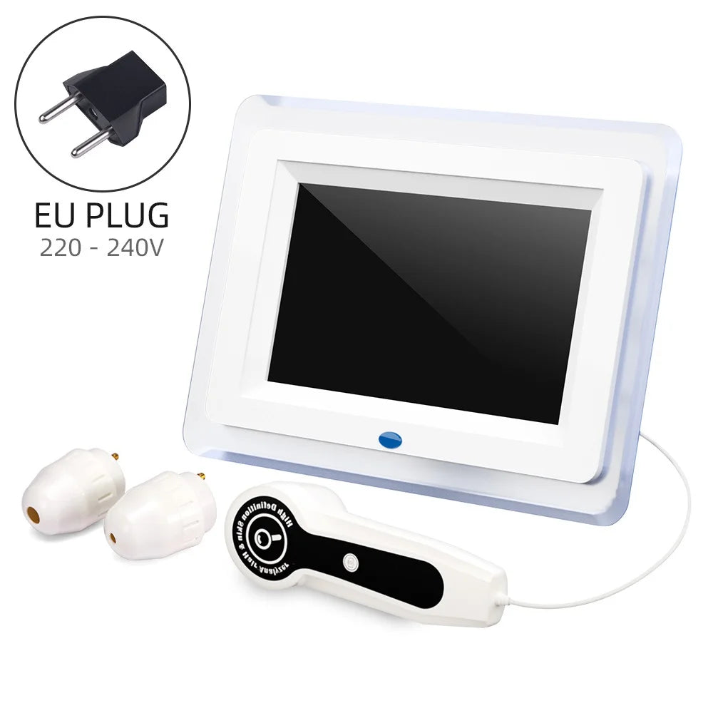 7 Inch LCD Scalp Detector Digital Hair Skin Analyzer Microscope for Hair Follicle Testing and Skin Analysis Magnifier 50/200X