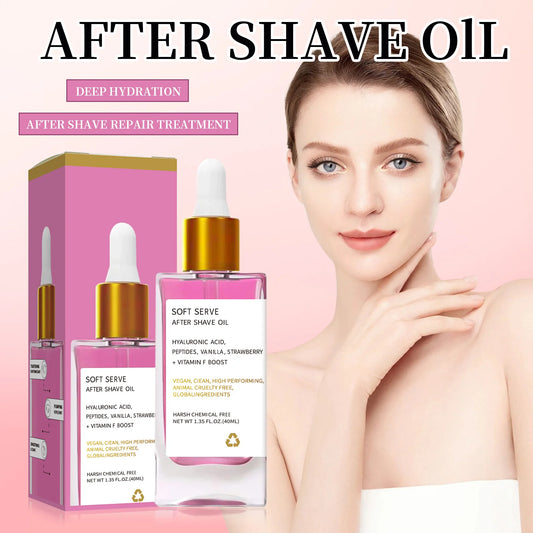 After Shave Oil Strawberry Vanilla Truly After Shave Oil For Smooth Skin Moisturizes Soft Skin Care Women Serve Shave Oil