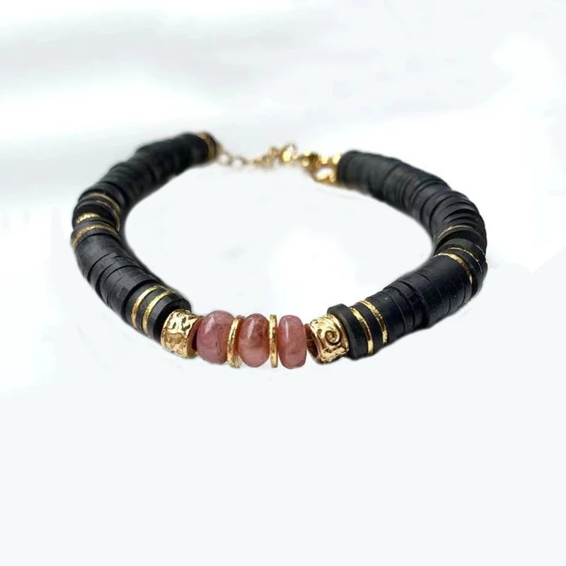 2020 Winter New Products Retro Wild Silicone Bracelet Handmade Ethnic Beach Jewelry For Women Men Adjustable Elastic Bangle Gift