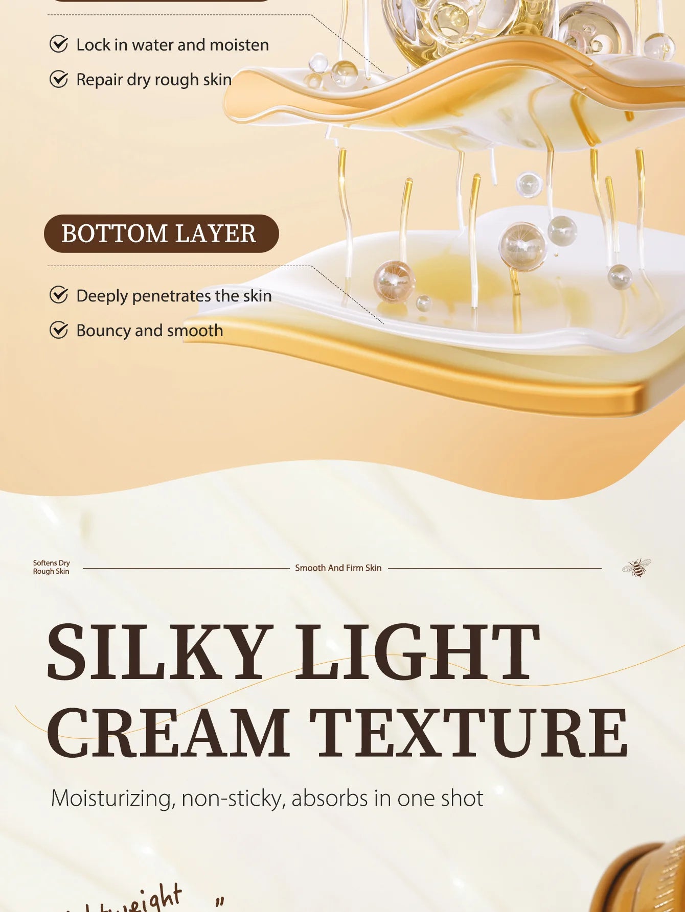 120g Beef Tallow Paste Deeply Moisturizer Brightening Wrinkle Remover Grass Fed Tallow Wild Honey Face Body Cream Skin Car