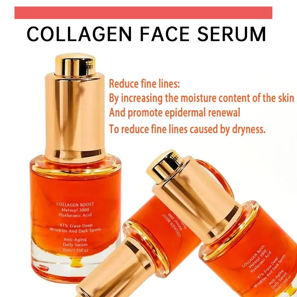Retinol wrinkle removing facial essence instantly tightens, lifts and lightens fine lines skin care