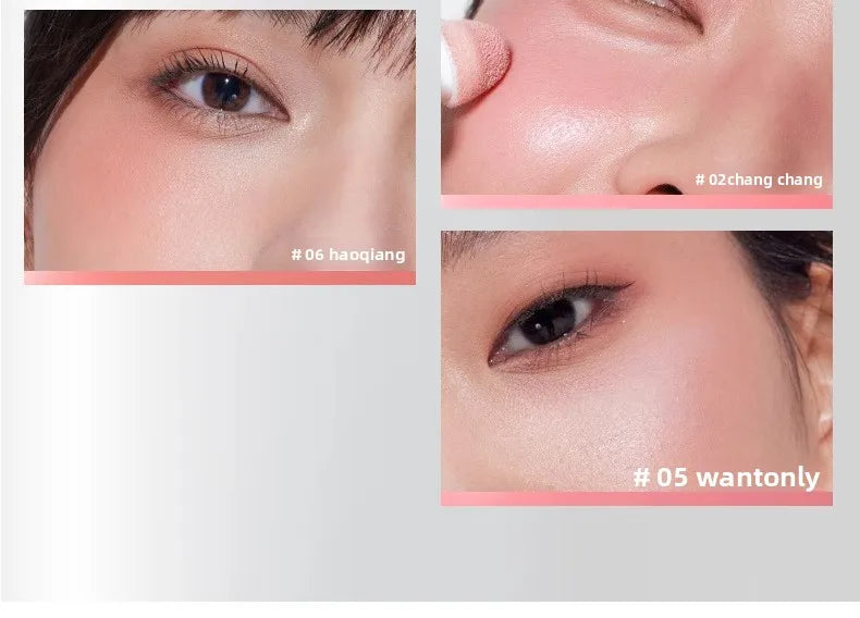 Judydoll Natural Flushed Liquid Blush - Brightening Glow Cheek Tint for Radiant Blurring Effect
