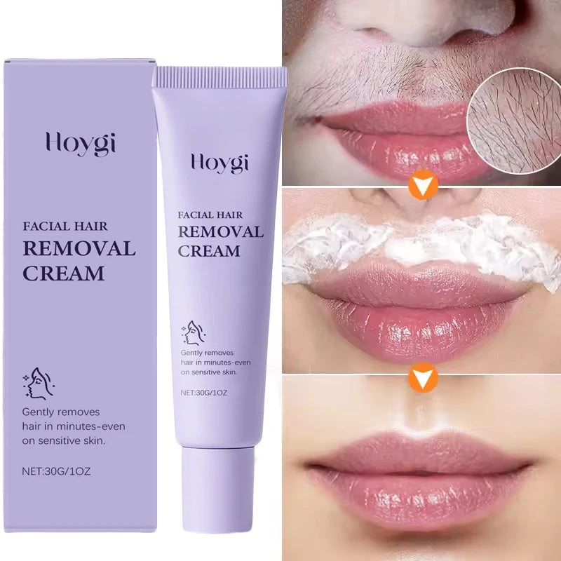 Painless Hair Removal Creams Fast Gentle Removal Skin Care Whitening Clear Lip Hair Underarm Depilation Cream Women Men Beauty