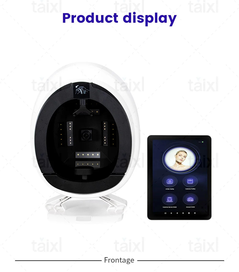 Professional 3D Facial  Camera Scanner UV Skin and Hair Analysis Measuring Machine Digital Facial Scanner Skin Analyzer