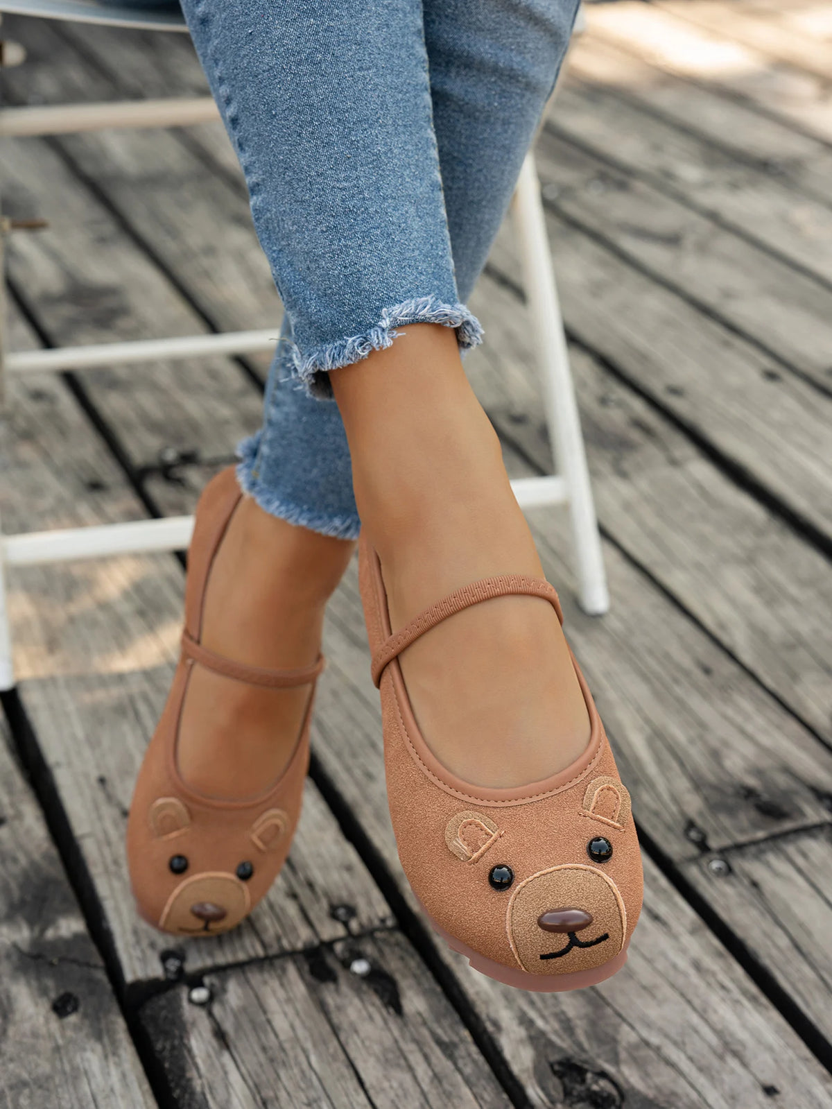 Women's Ballet Flat Woman Mary Jane Single Shoes Pregnant Mother Non slip Soft Bottom Soft Surface Walking Loafers Summer