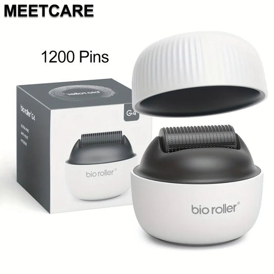 Original Bio G4 Derma Roller Microneedle 0.2mm 1200pin Titanium Micro Needle Derma Pen for Beard Hair Skin Beauty Care Tool