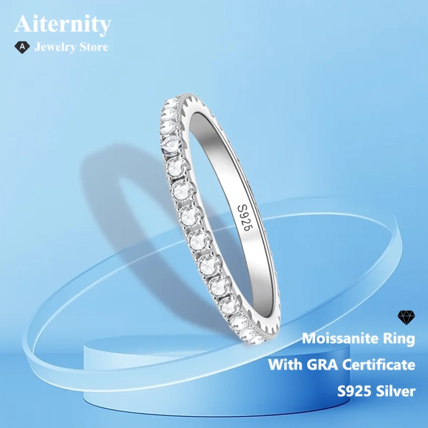 [Discount] With GRA Certificate Moissanite Ring D Color VVS1 For Man and Women Band Anniversary Wedding Engagement Celebration